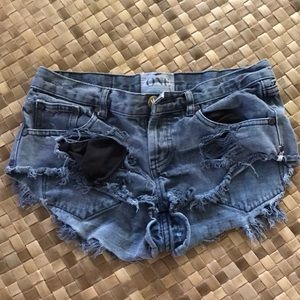 One Teaspoon size 25 Bonitas Blue denim